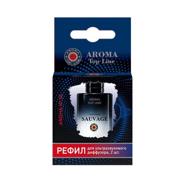 Осв.возд.  AROMA  Topline  запаска для PREMIUM (РЕФИЛ) №55  Dior Sauvage 2шт.