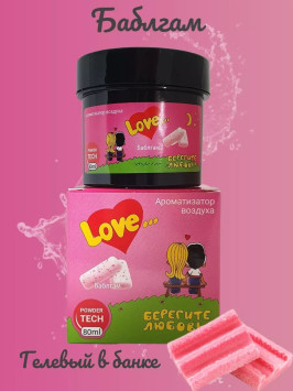 Осв.возд.  Соntact  банка  Love is... &quot;Баблгам&quot; 80ml гель