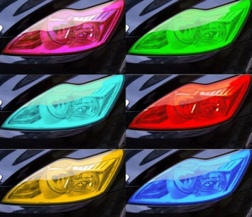 Пленка  &quot;Тонировка для фар&quot;  Черная дымка  10x0.3м