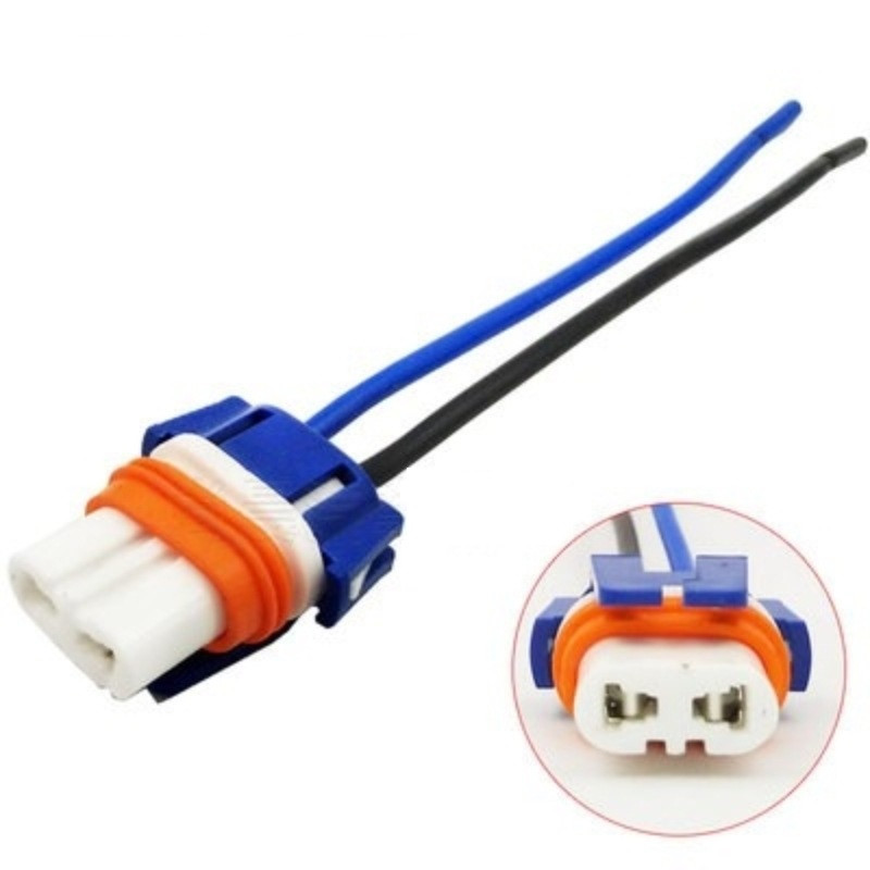 ЭТ Колодка соед. автолампы НB3 (3 провода) керамика, папа  (цена за 1штуку)