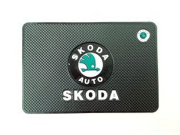 Коврик антискольз. на торпедо (19,5x13)   SKODA