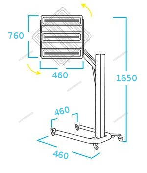 Сушка инфракрасная коротковолновая NORDBERG IF2 (2 элемента)