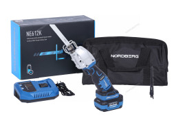 Аккумуляторная сабельная пила NORDBERG NE612K (ход 13 мм)