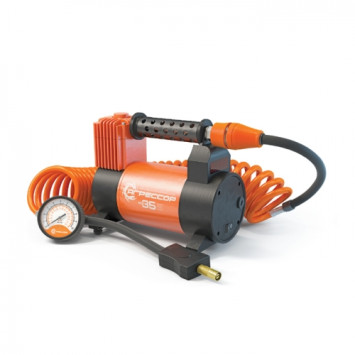 Компрессор АГРЕССОР AGR-35 10Атм/35л/прикур/перех. клеммы-прикур/сумка/шланг 5,0м,