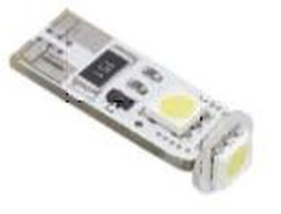 Маяк Cвет-од 12V  T10  3 SMD  (5050) 360*  CANBUS (обманка)   SUPER WHITE  (бл.2шт)