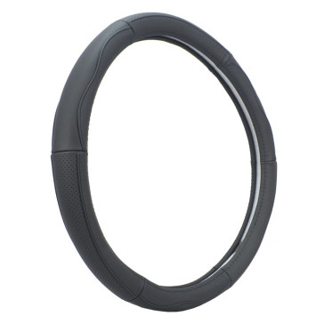 Оплетка на руль Carlife "Soria" М, Чёрный/Чёрный с перфорацией