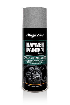 MagicLine  Краска по металлу (молотковая) 4003 серебряный (450мл)