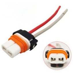 ЭТ Колодка соед. автолампы НB4 (3 провода) керамика, папа  (цена за 1штуку)