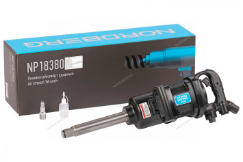 Пневмогайковерт ударный NORDBERG NP18380 для грузовых автомобилей (1&quot;, 3660 Нм)