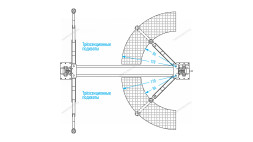 Двухстоечный подъемник Nordberg N4122H1M-5T с верхней синхронизацией