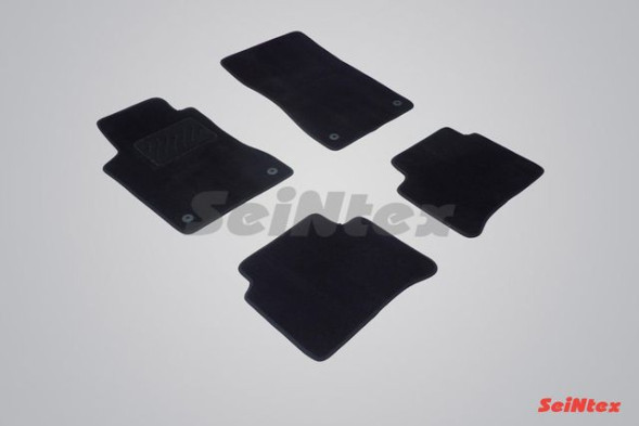 Коврики текстильн. Mercedes-Benz W211 (E-Class)  2002-2009г.  /компл.4шт./осн.резин./ LUX
