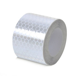 Отражатель лента на липкой основе 300см x 5см самоклей. Белый