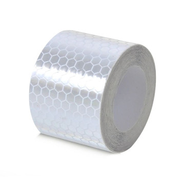 Отражатель лента на липкой основе 300см x 5см  самоклей. Белый