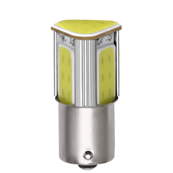 SOLAR  Свет-од  12V  T25  5 COB  21/5W   BAY15d желтый