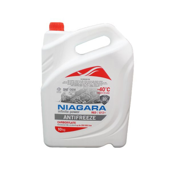 Антифриз  &quot;Niagara&quot;  G12+  (красный) 10 кг