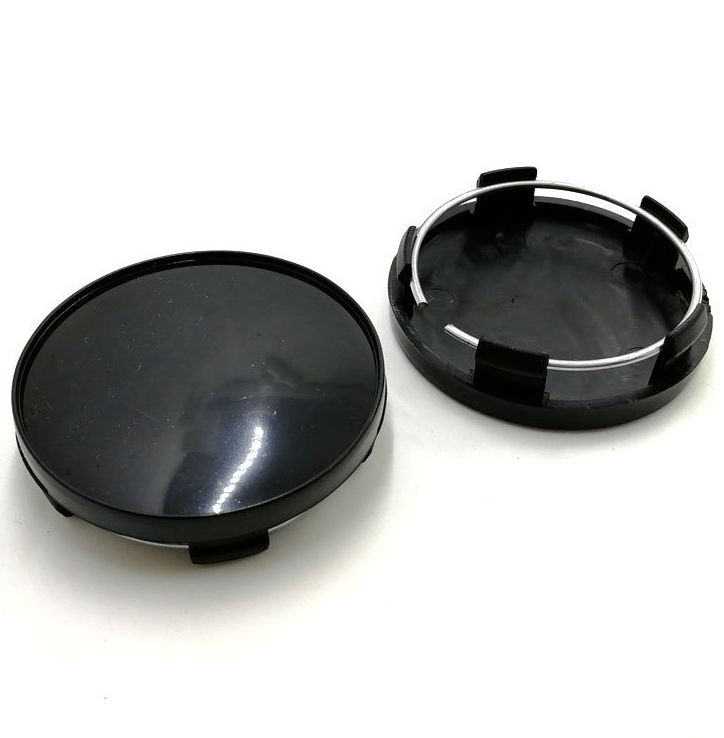 Заглушка (колпачок) на литой диск D58, наружн. d=58мм, внутр d=53мм. черный