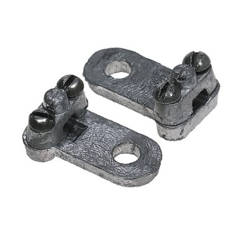 Клеммы аккумулятора &quot;VOLTON&quot; в пакете (свинец)  для грузовых  180гр. -2шт .