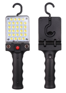 Переноска диодная 28 LED с АКБ 2000 mah (зарядка USB)