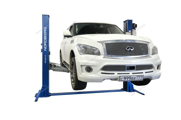 Двухстоечный подъемник Nordberg N4122AE-5T с нижней синхронизацией и электростопорами