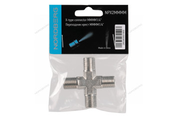 Резьбовой переходник крест (MMMМ - 1/4&quot;)