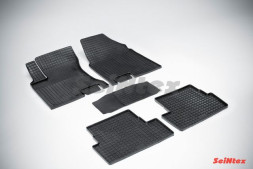 Коврики резиновые   Nissan Qashgai с 2007г.  СЕТКА