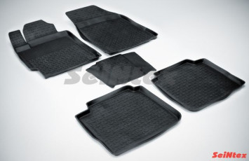 Коврики резиновые   Toyota Camry V40 2006-2011г.  БОРТ