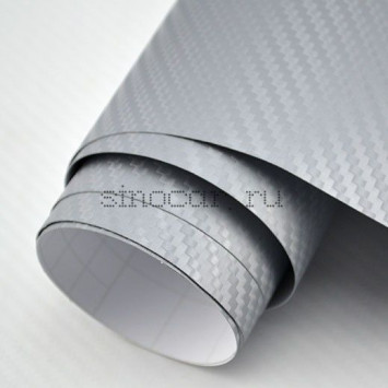 Пленка карбон 3D  Серебро  1x1.52м