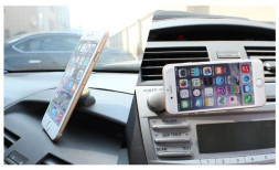 Держатель телефона Carlife  на торпеду (скотч двухсторонний)  Черный