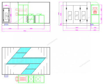 Окрасочно сушильная камера NORDBERG STANDART