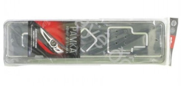 Рамка номера металл   с широким полем