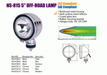Фары доп. NS-815 C-C H3/12V/55W/D=122mm(5&quot;)