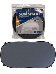 Шторки на присосках "Nova Bright" для заднего стекла, чёрная, 100х50см   (1шт.)