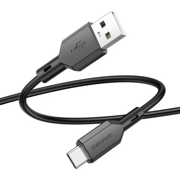 Кабель Borofone  USB - Type-C  (1м)  черный BX70