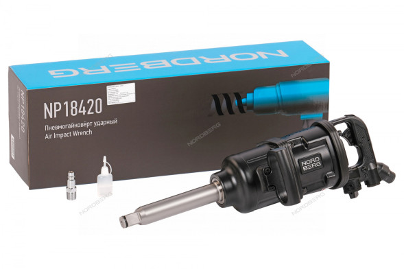 Пневмогайковерт ударный NORDBERG NP18420 для грузовых автомобилей (1&quot;, 4700 Нм)