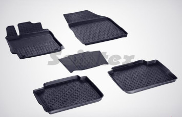 Коврики резиновые   Toyota Camry V50 2011-2017г.  БОРТ