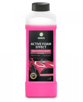 GRASS Шампунь для Б/К мойки Active Foam Effect 1кг снежные хлопья, (90-170 г/л)