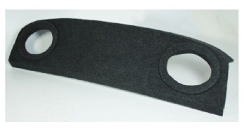 Полка акустическая LADA 2101-2107 (бортовая) дсп/мдф (15-20мм) , карпет Черный