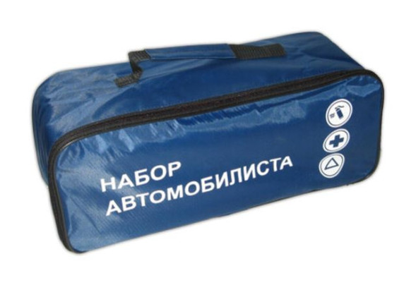 Сумка тех.пом. без логотипа ткань  &quot;Синяя&quot; Набор автомобилиста (46х22х12см)