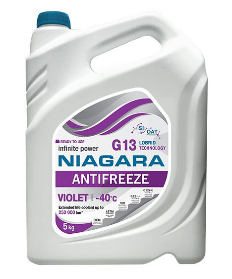 Антифриз  &quot;Niagara&quot;  G13  (фиолетовый) 5 кг