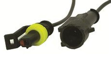 ЭТ Монтажный разъем герметичный 1 контакт  с проводами  (цена за 1штук)