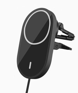 Держатель телефона CarWC02 магнитный MagSafe 15w Черный CarWC02