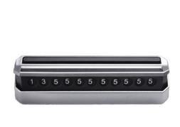 Табличка с номером телефона под стекло №1  Темно-серый