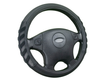 Оплетка на руль   CF  GRID - М, Чёрный/Серый
