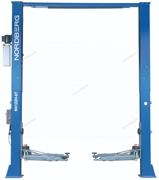 Двухстоечный подъемник Nordberg N4122H1E-6T с верхней синхронизацией и электростопорами