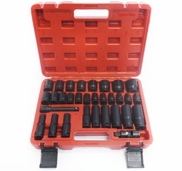 DC Набор торцевых головок 1/2 ударные (длинные головки)  31шт.