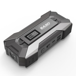 Jump Starter для автомобиля SABO A11 800A (пиковый ток 1200A)/ 10.000mAh с чехлом