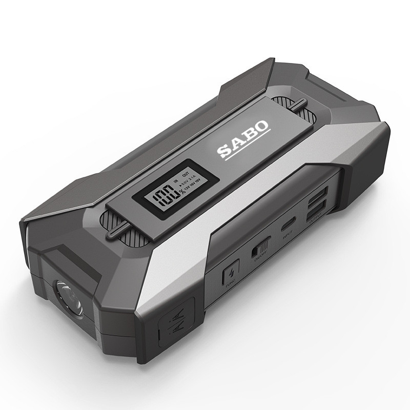 Jump Starter для автомобиля SABO A11 800A (пиковый ток 1200A)/ 10.000mAh с чехлом