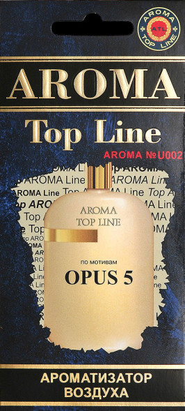 Осв.возд.  AROMA  Topline  Мужская линия  № U002   Amouage OPUS 5
