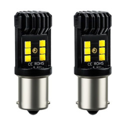 SOLAR  Свет-од  12V  T25  6 SMD 3030  21/5W   BAY15d белый 800Лм