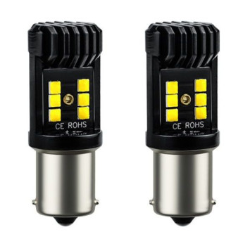 SOLAR  Свет-од  12V  T25  6 SMD 3030  21/5W   BAY15d белый 800Лм